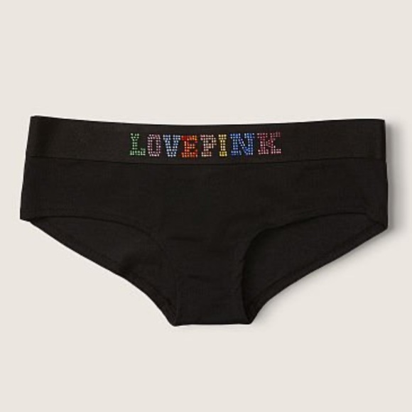 🆕 Victoria’s Secret PINK Sparkle & Shine Hipster Limited Edition Panties - Picture 2 of 3